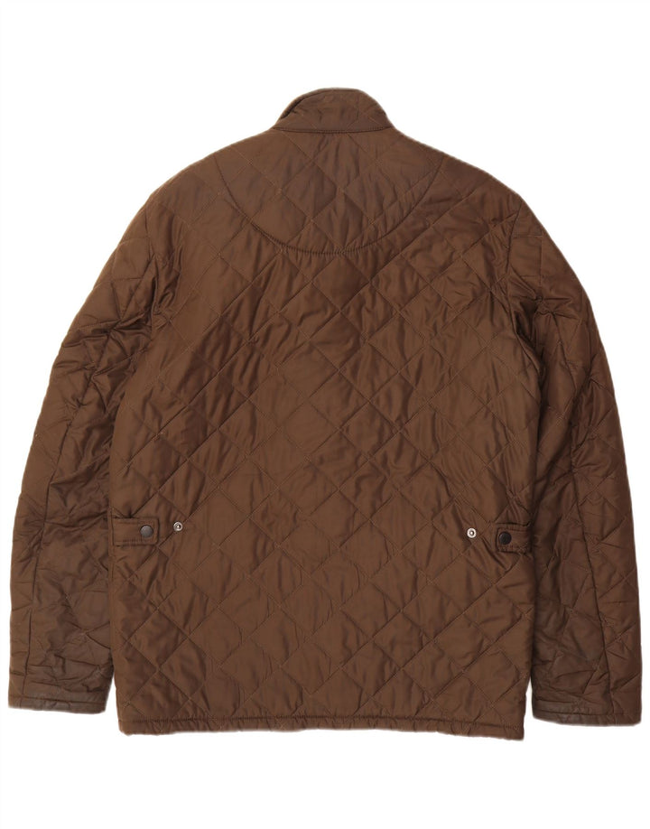 Barbour Veste matelassée pour homme UK 36 Petit Marron Polyester