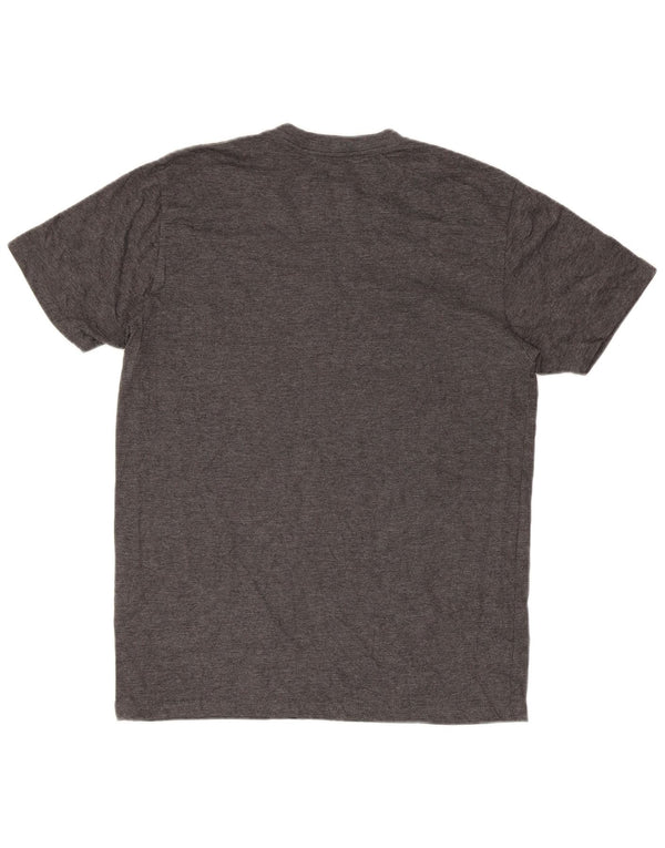 Adidas T-shirt de golf pour homme en polyester moucheté gris moyen