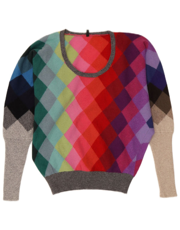 Benetton Pull col bateau pour femme UK 10 Small Multicolore