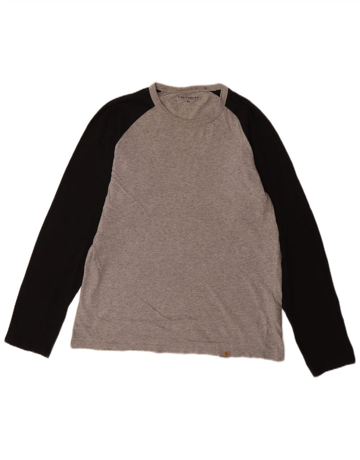 Carhartt Haut à manches longues pour homme en coton color block gris moyen
