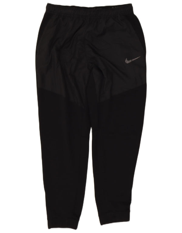 Nike Pantalon de survêtement Dri Fit pour homme Taille L Noir Polyester