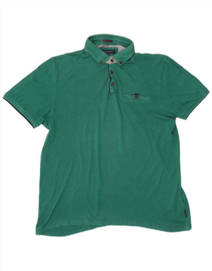 Ted Baker Polo Homme Taille 5 XL Vert Coton