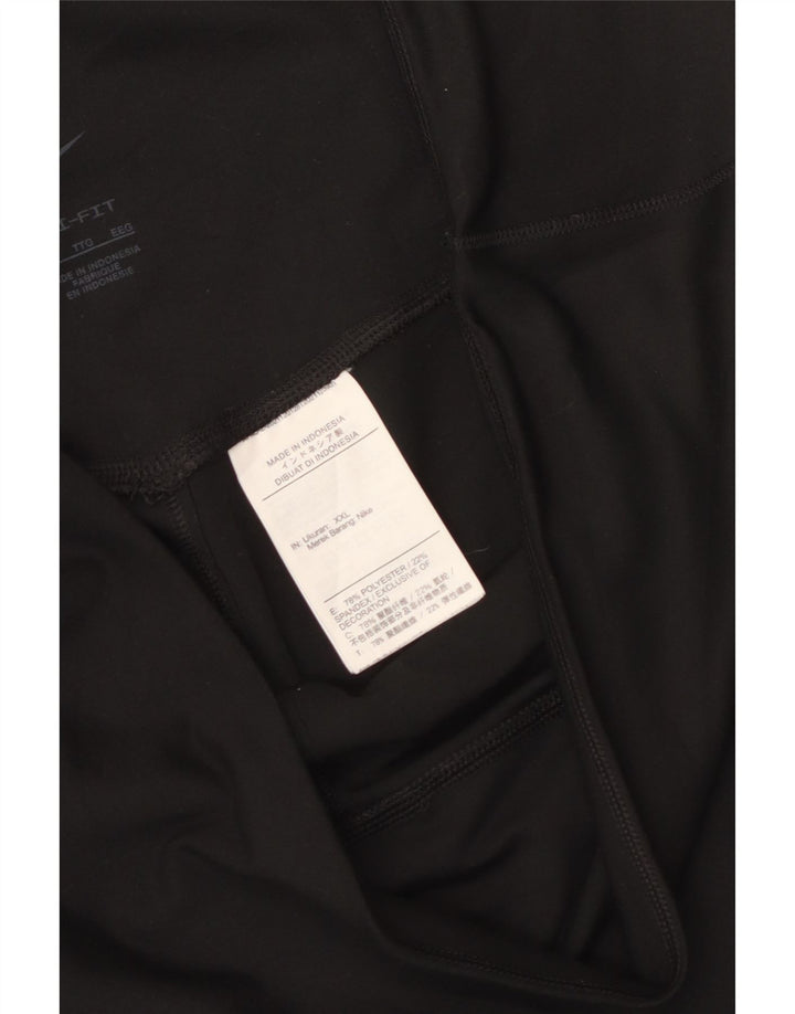 Legging Nike Dri Fit pour femme UK 20 2XL Noir Polyester