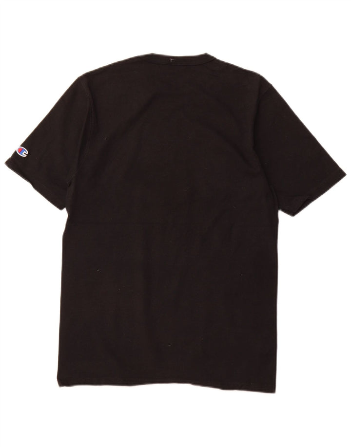 CHAMPION T-Shirt Graphique Homme Petit Noir Coton