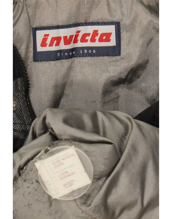 Invicta Veste coupe-vent graphique pour femme UK 14 Large Black Colourblock