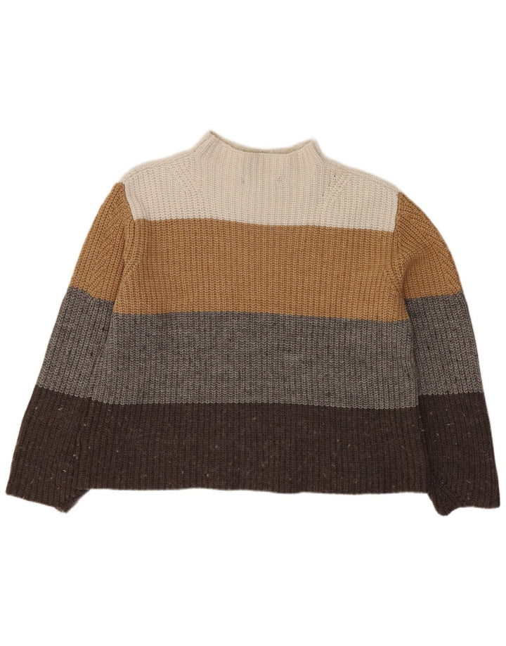 Marks & Spencer Pull col roulé pour femme UK 16 Large Multicolore