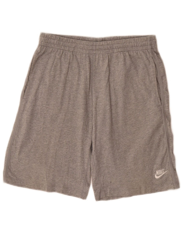 Nike Short de sport en coton gris moyen pour homme
