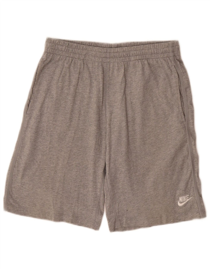 Nike Short de sport en coton gris moyen pour homme