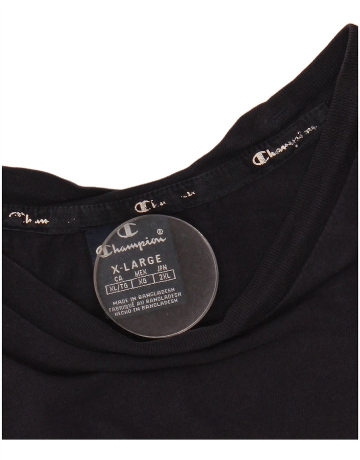 Champion T-Shirt Graphique Homme XL Bleu Marine