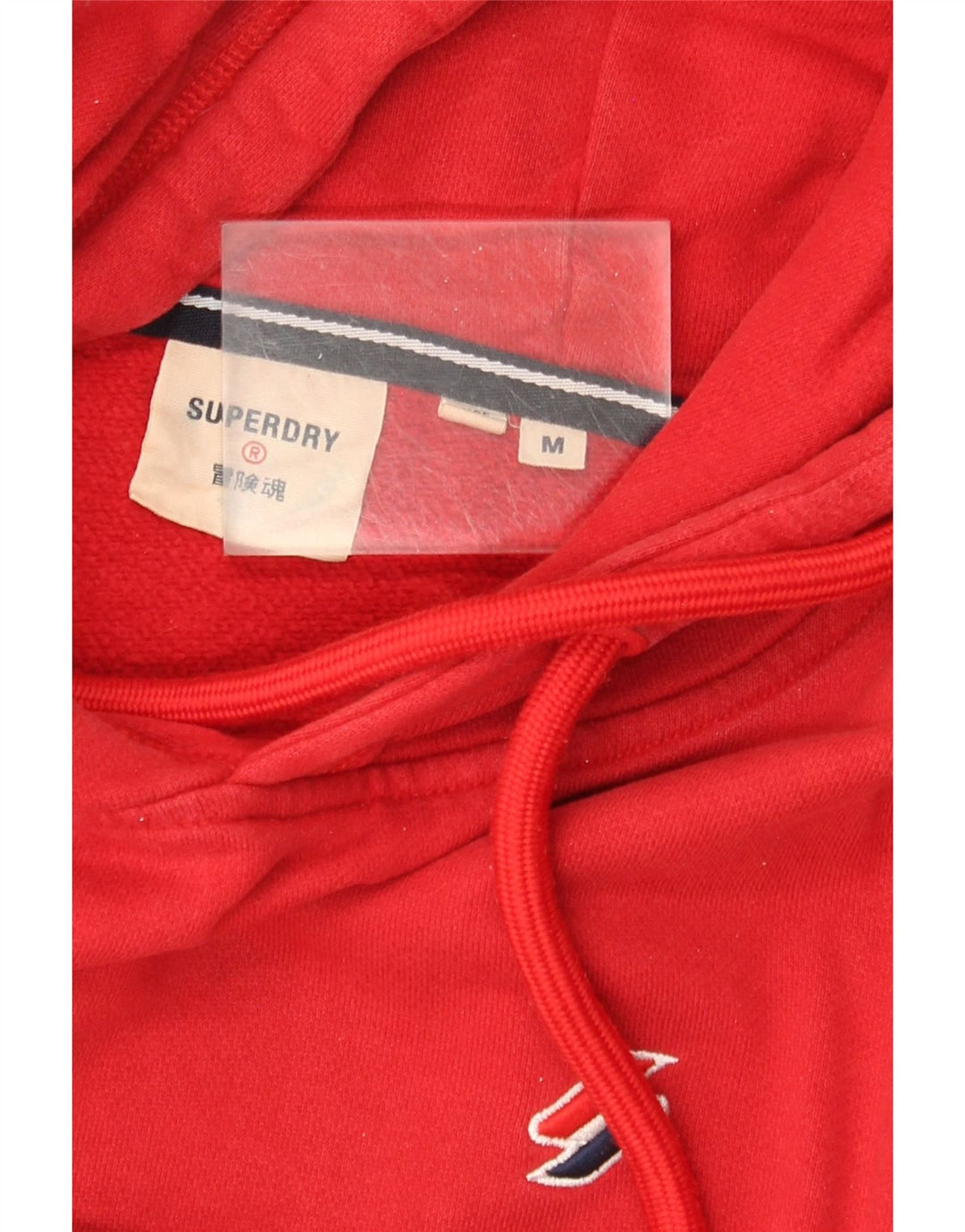 Superdry Pull à capuche en coton rouge moyen pour homme