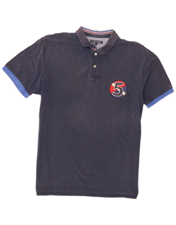 Tommy Hilfiger Polo graphique homme 2XL bleu marine coton