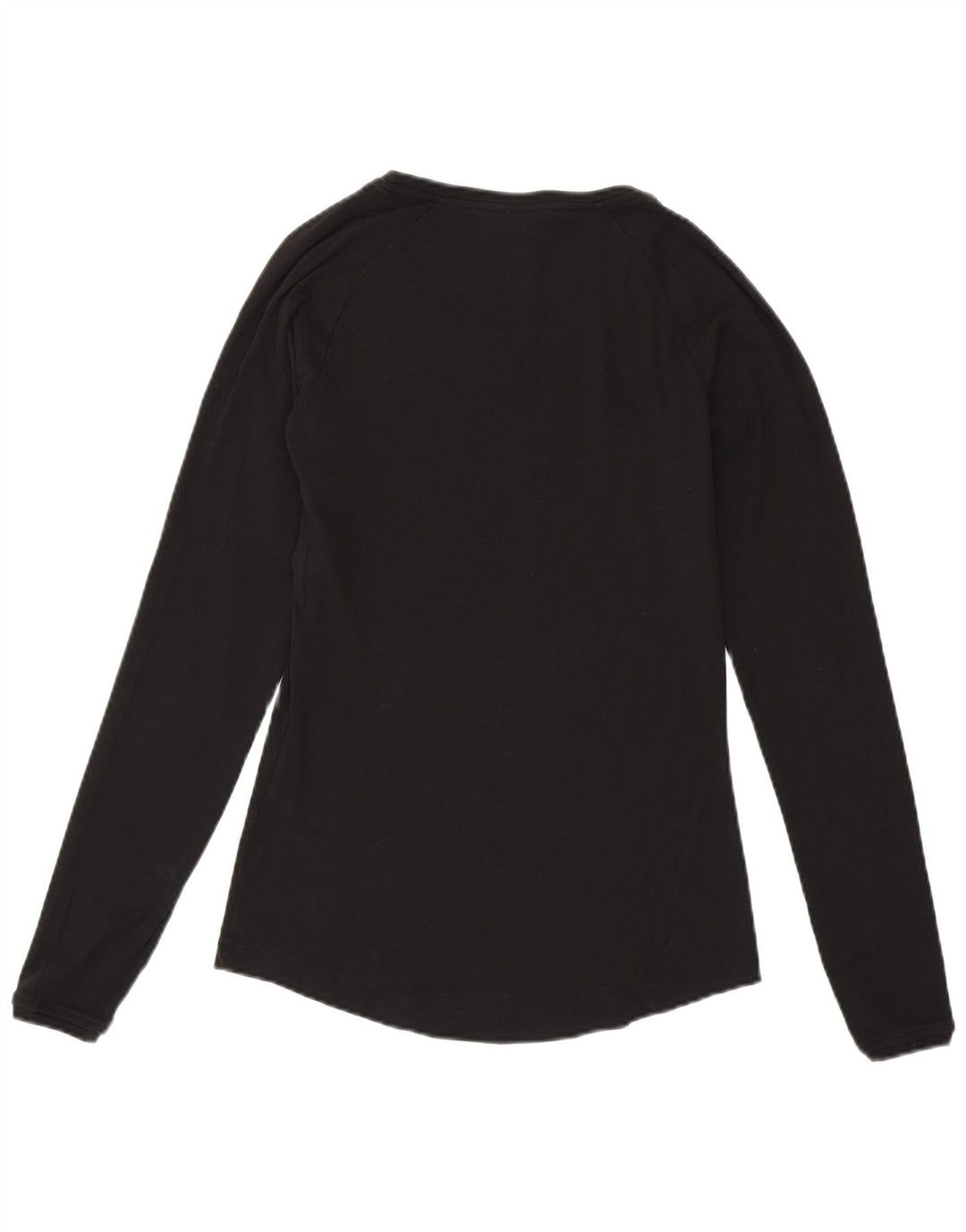 CHAMPION Haut Heritage Fit à manches longues pour femme UK 14 Large Noir