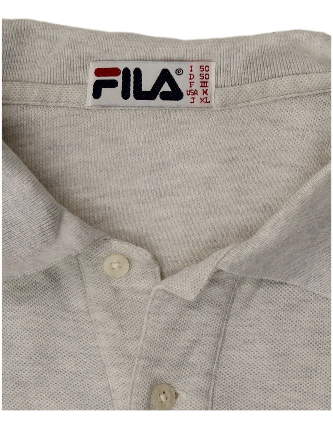 Fila Polo Homme IT 50 Gris Moyen