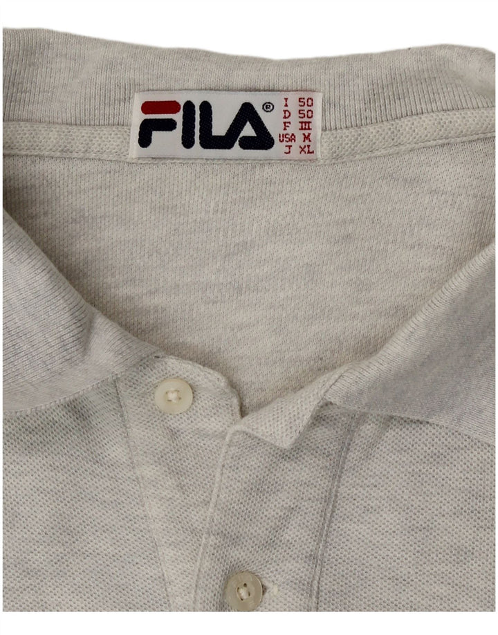 Fila Polo Homme IT 50 Gris Moyen