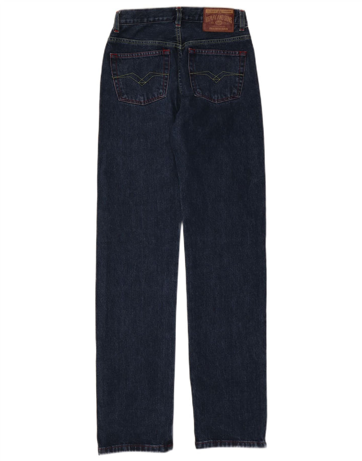 Replay Jean Droit Femme W25 L32 Bleu Coton