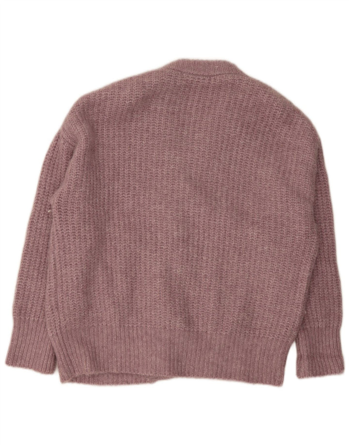 Zara Cardigan surdimensionné pour femme UK 10 Petit Rose
