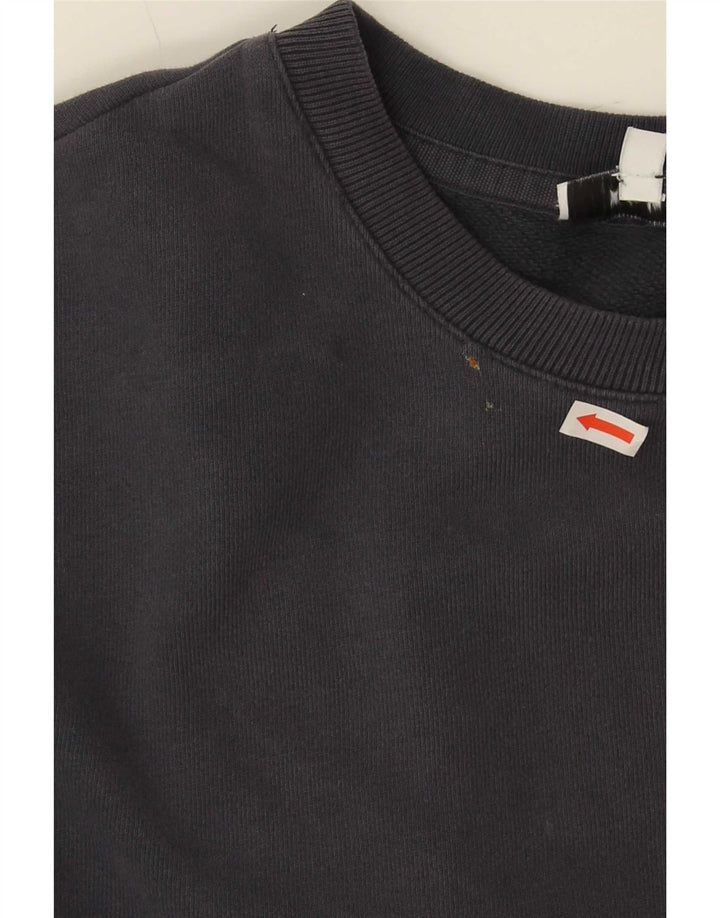 Reiss Sweat-Shirt Homme Bleu Marine Moyen Coton