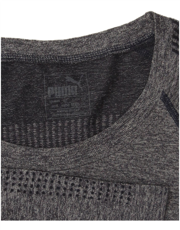 PUMA T-Shirt Homme Bleu Marine Moyen