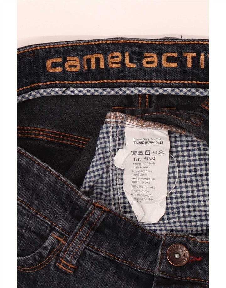 Jean droit homme Camel Active W34 L32 bleu coton