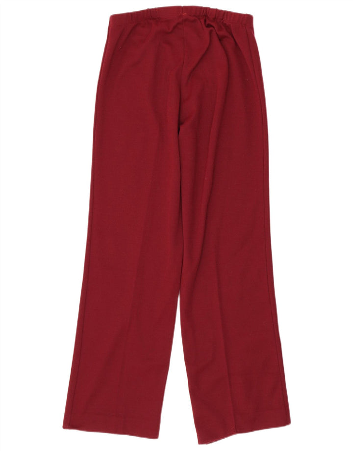 vintage Femmes Full Survêtement EU 40 Moyen Bourgogne Colourblock Rétro