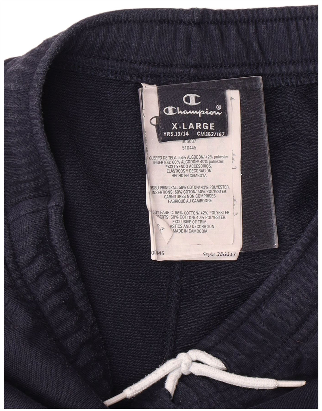 CHAMPION Pantalon de Survêtement Graphique Garçon 13-14 ans Bleu Marine