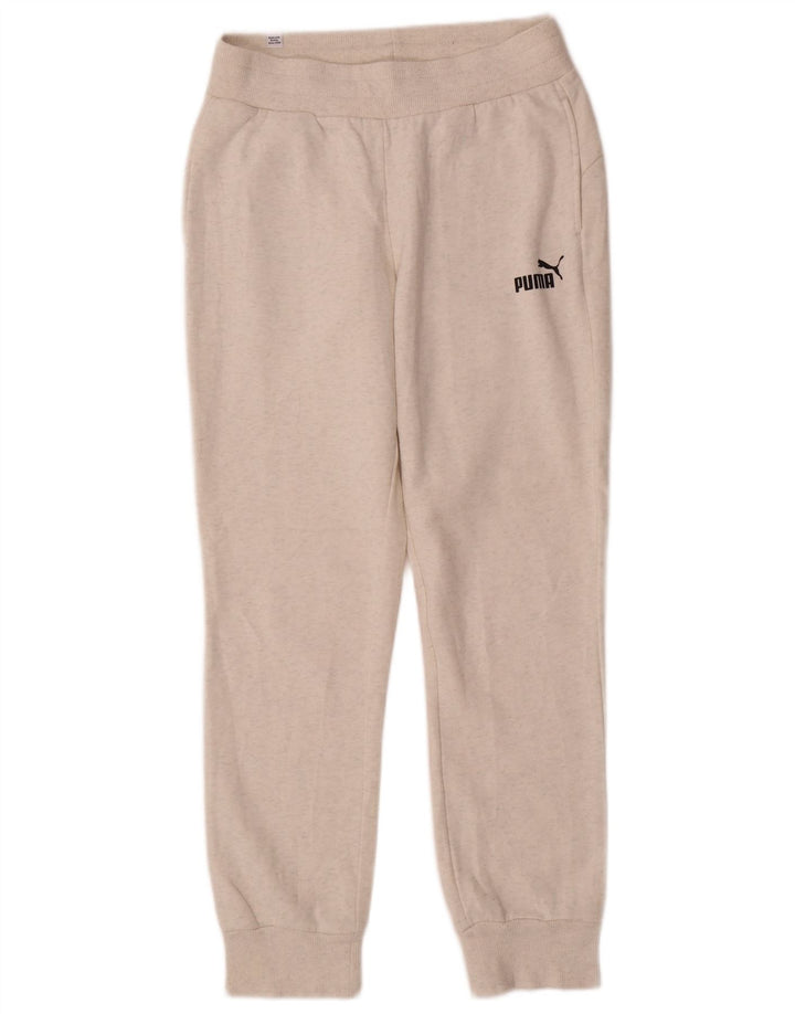 Puma Pantalon de survêtement pour femme Joggers UK 10 Small Gris Polyester