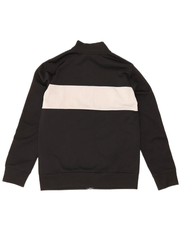 Adidas Veste de survêtement pour garçon 9-10 ans Noir Colourblock Polyester