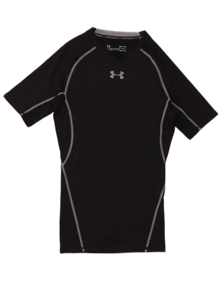 Under Armour T-Shirt Graphique Femme UK 8 Small Noir Polyester