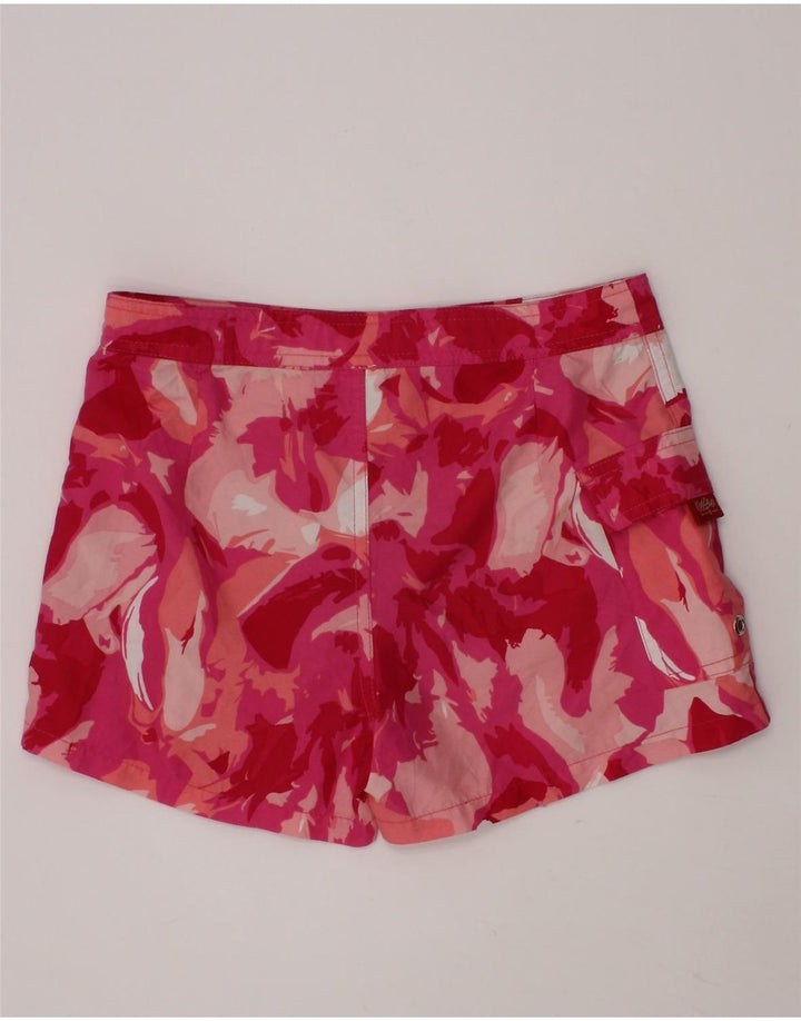 MOSSIMO Girls Cargo Shorts 5-6 Years Medium W22  Pink Floral Polyester Vintage Mossimo and Second-Hand Mossimo from Messina Hembry 
