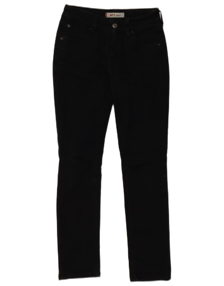 Levi's Jean Slim 471 Femme W26 L28 Coton Noir