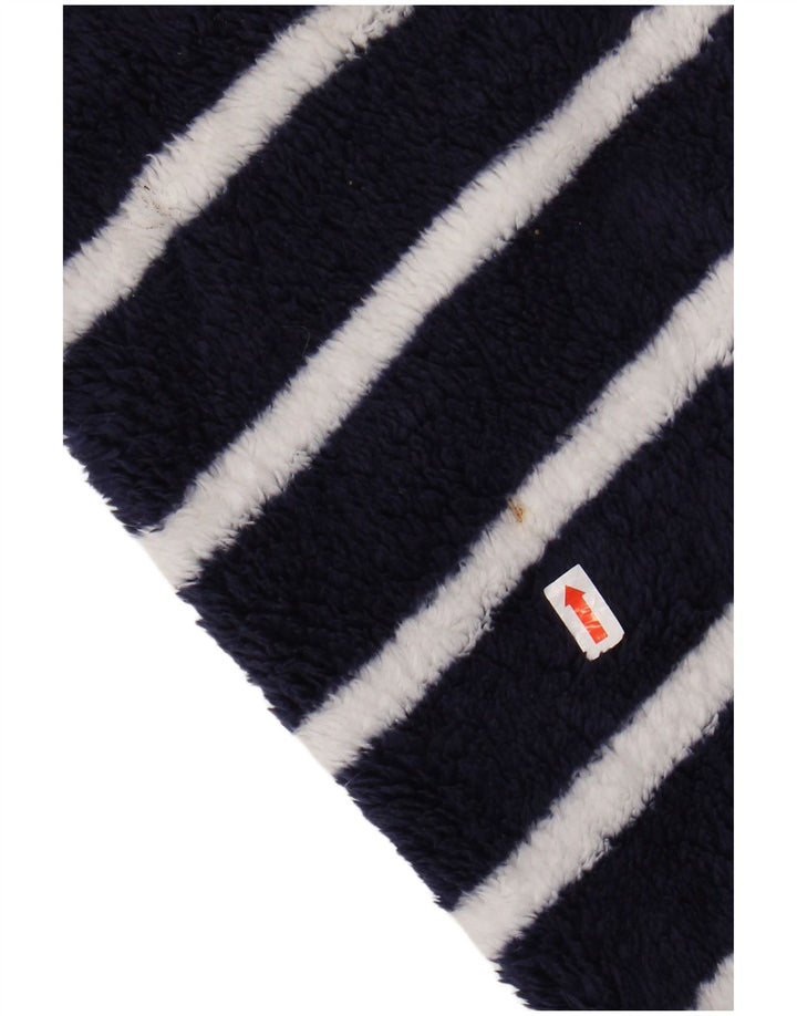 MOUNTAIN WAREHOUSE Pull Polaire Femme UK 18 XL Bleu Marine Rayé