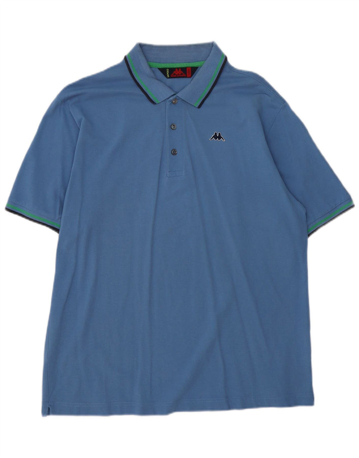 KAPPA Polo Homme Grand Bleu Coton