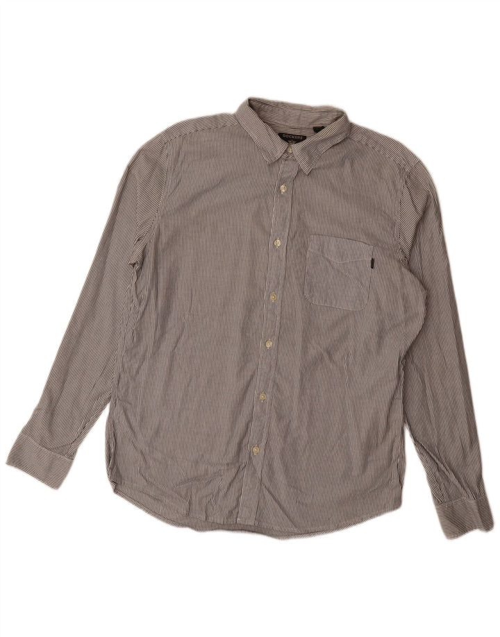 Dockers Chemise Slim Homme Large Gris Rayure Coton