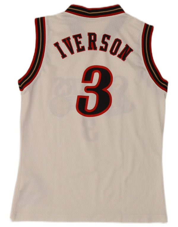 Champion Garçons NBA Graphic Débardeur 11-12 ans Grand Blanc Colorblock