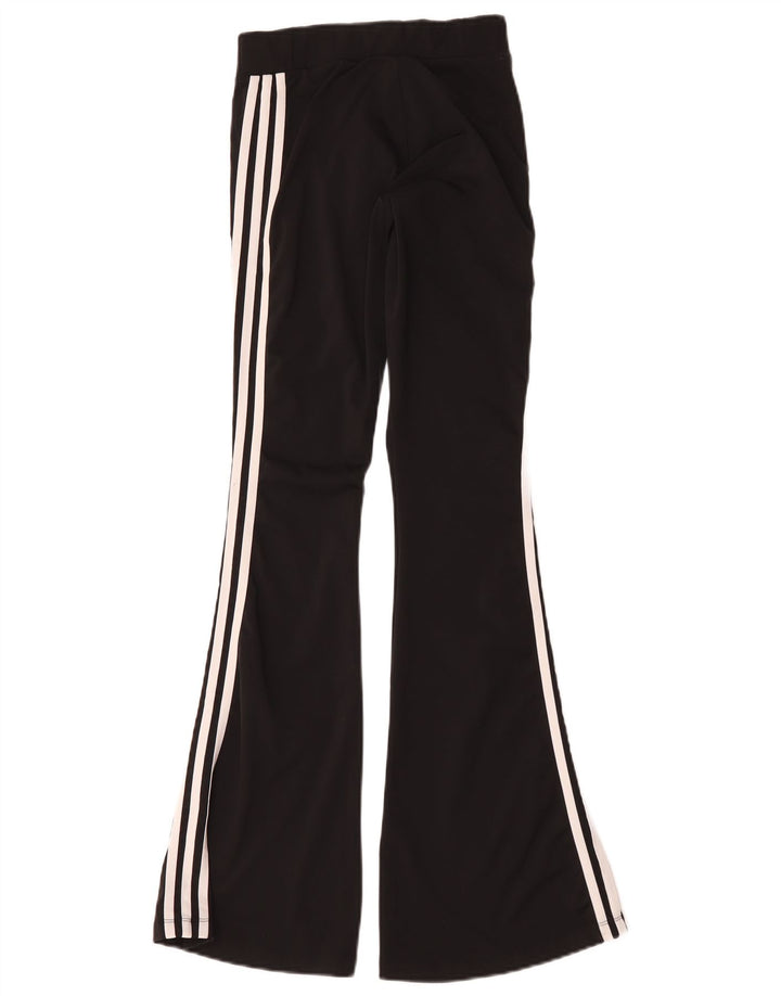 Adidas Legging évasé pour femme UK 8/10 Petit Noir Polyester