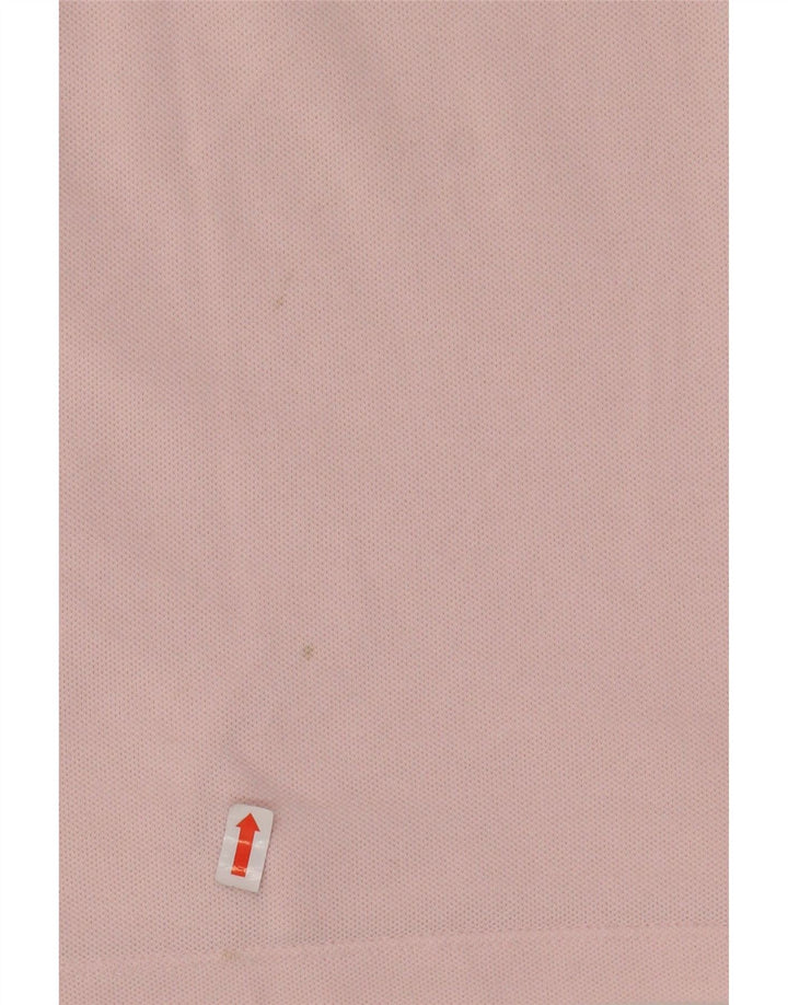 LACOSTE Polo Femme Slim Fit Manches Longues Taille 44 Grand Coton Rose