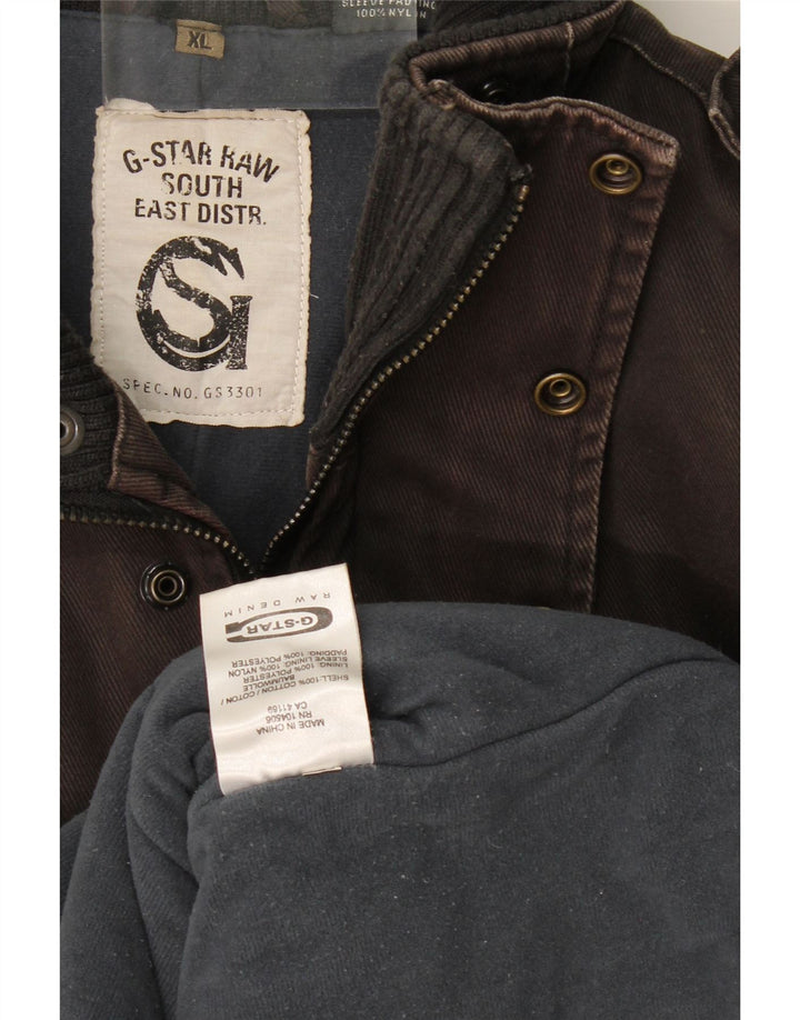 G-Star Veste Parka Homme UK 42 XL Gris Coton