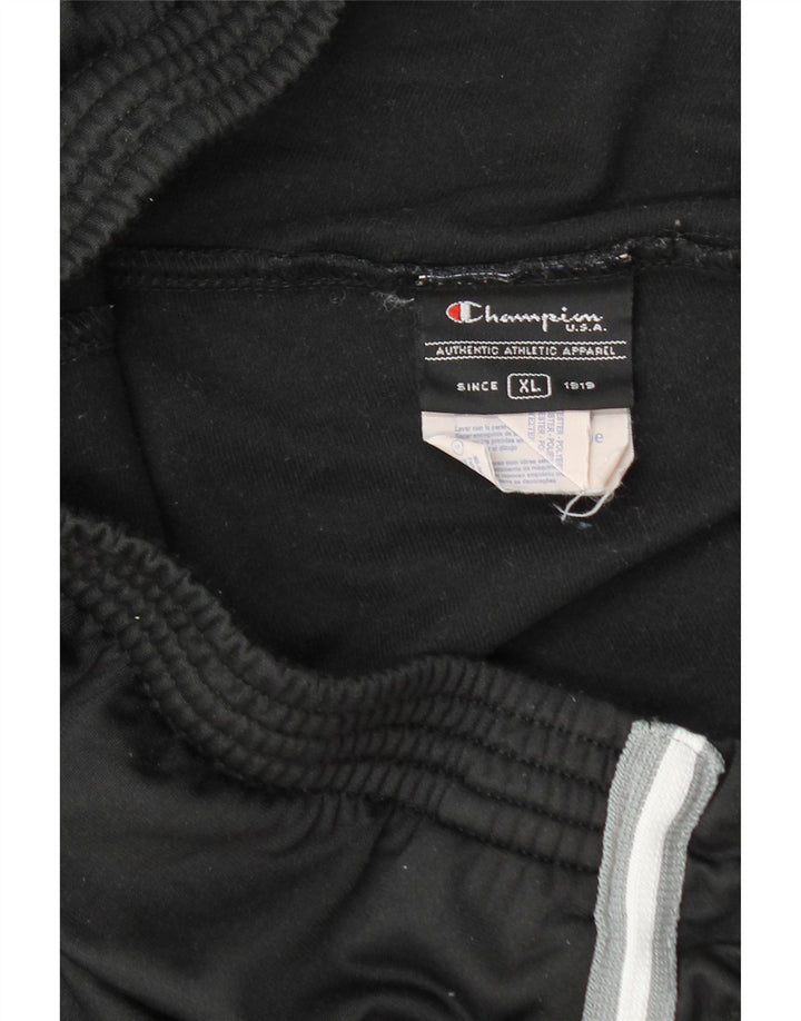Champion Pantalon de Survêtement Homme XL Noir Polyester