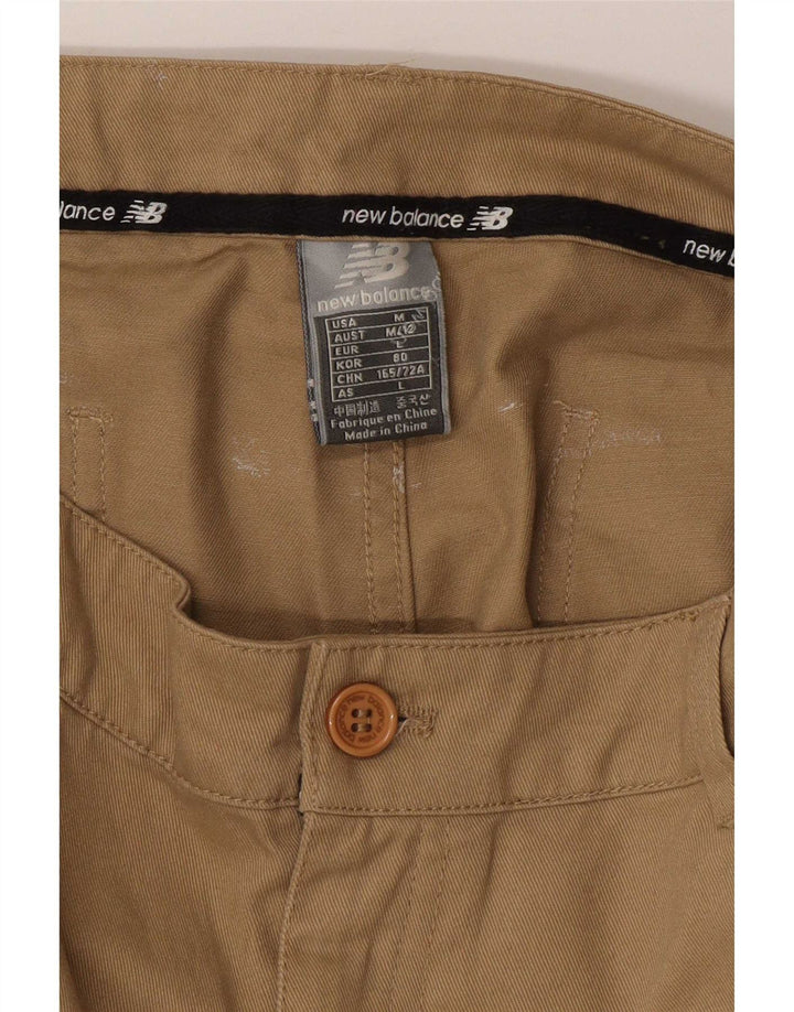 New Balance Pantalon Capri Femme Moyen W32 L18 Beige Coton