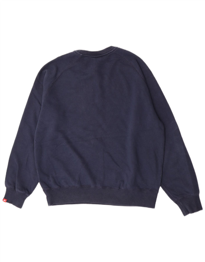 Nike Sweat-shirt pour homme en coton bleu marine Taille L
