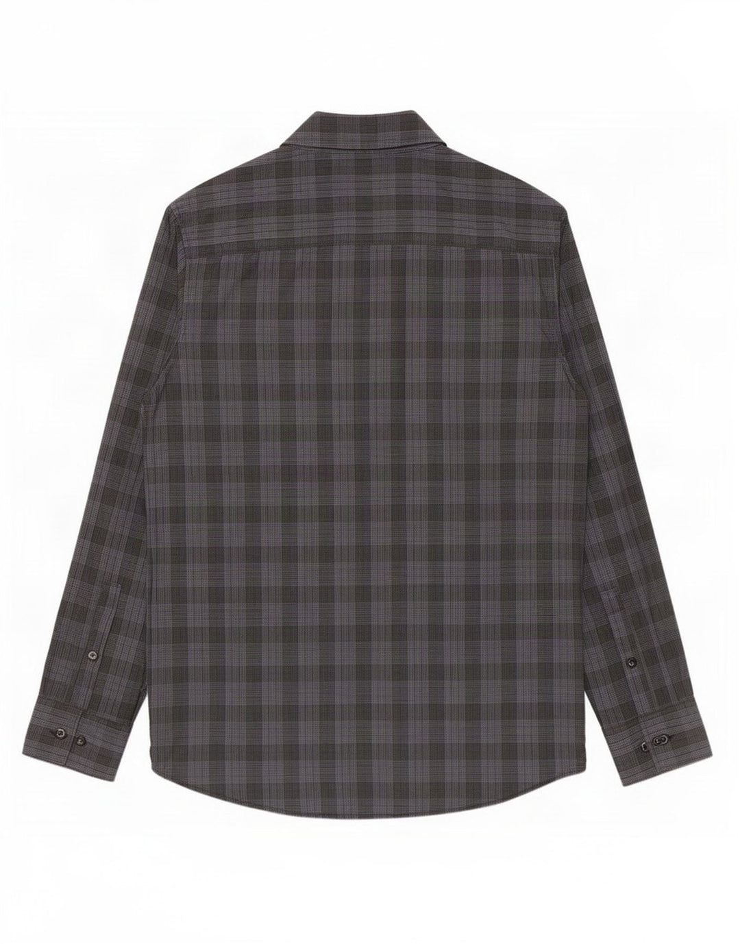 Calvin Klein Chemise Modern Fit Homme Petit Carreau Gris Coton