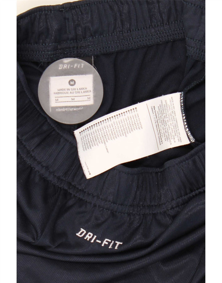 Nike Short de sport Dri Fit pour homme en polyester rayé bleu marine moyen