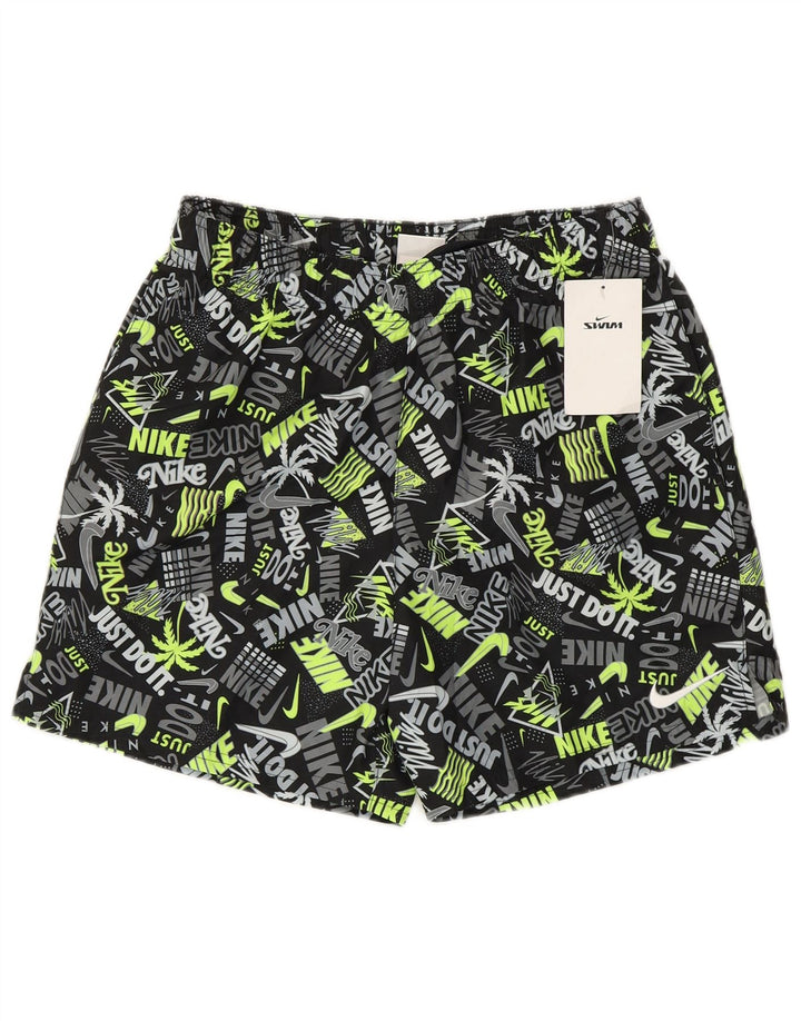 Nike Short de bain graphique pour homme Petit polyester multicolore