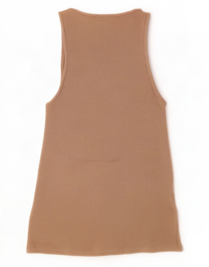 Zara Femme Débardeur UK 10 Petit Beige