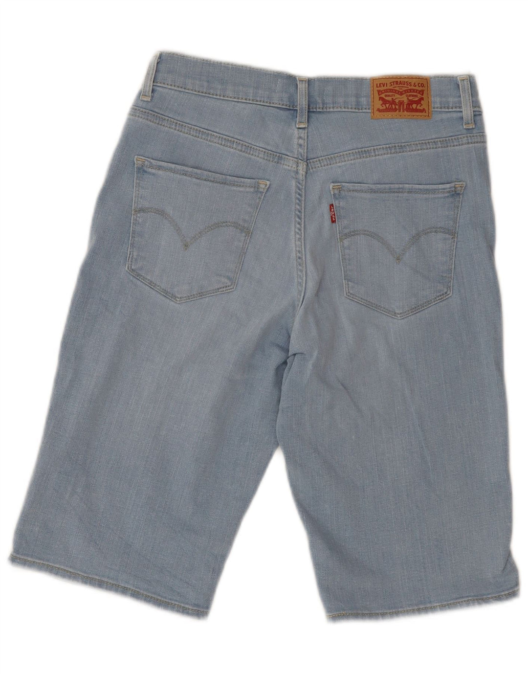 LEVI'S Bermuda classique en jean pour femme W26 petit bleu en coton