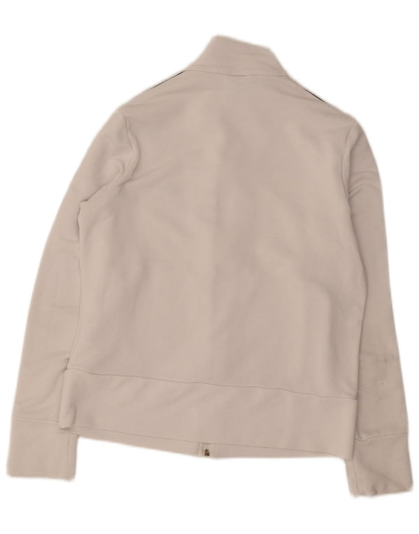 Adidas Veste de survêtement pour femme UK 16 Large Blanc Polyester