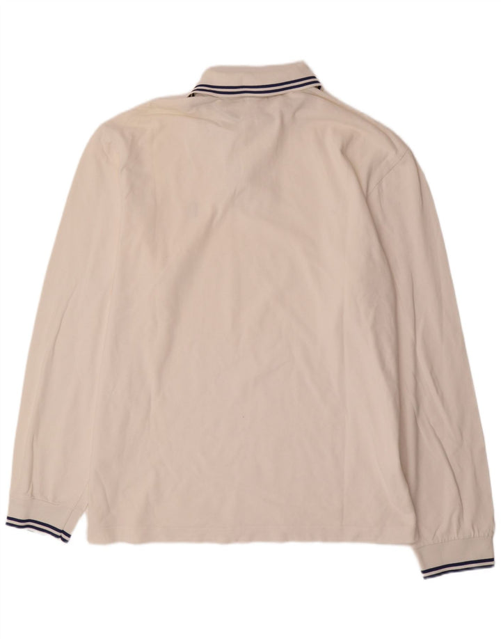 MARINA YACHTING Polo à Manches Longues Homme 3XL Blanc Coton