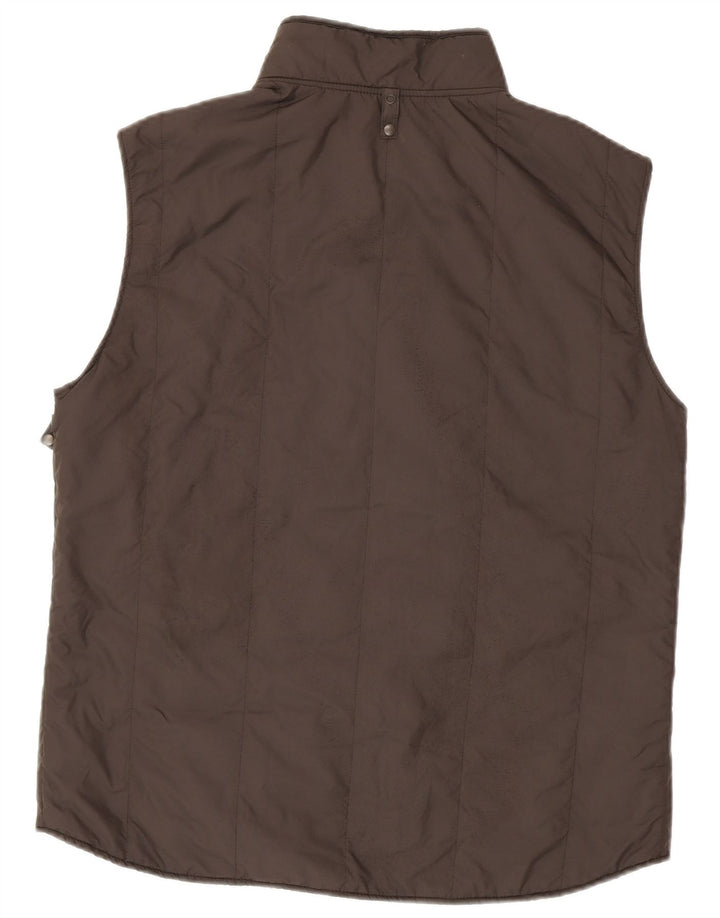 Massimo Dutti Gilet rembourré pour homme EU 52 Large Gris Polyester