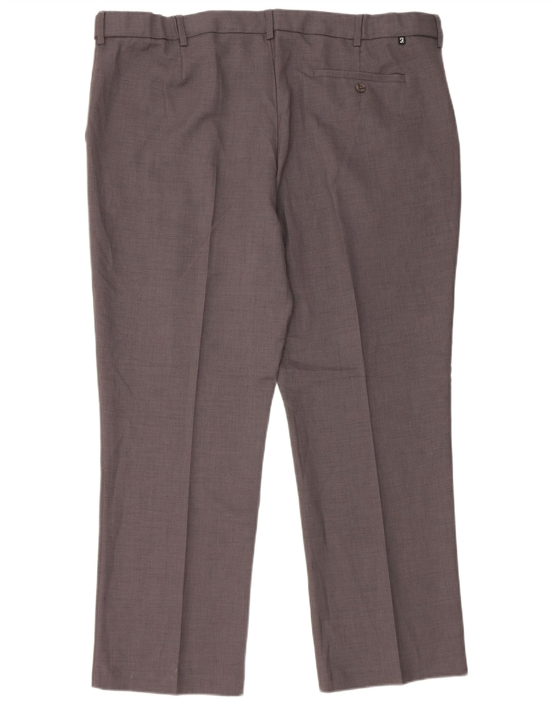 Farah Pantalon Chino Droit Homme W42 L29 Gris Polyester