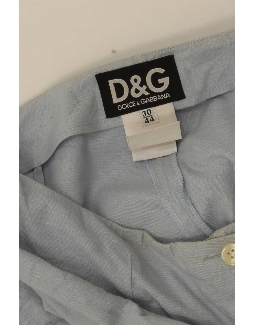 Dolce & Gabbana Pantalon Bootcut Femme IT 44 Moyen W30 L31 Bleu